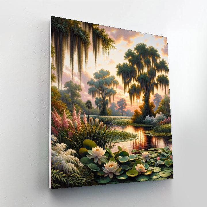 Tiana's Bayou Elegance Number Painting
