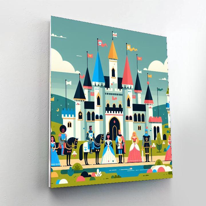 Royal Castle Extravaganza Paint By Number