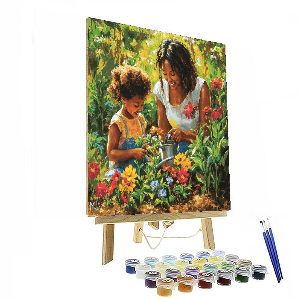 Gardening Together DIY Paint By Numbers