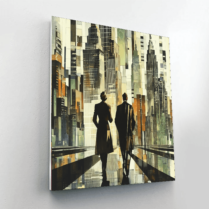 Tamara De Lempicka Inspired Art Deco Metropolis Awakens  Paint By Numbers