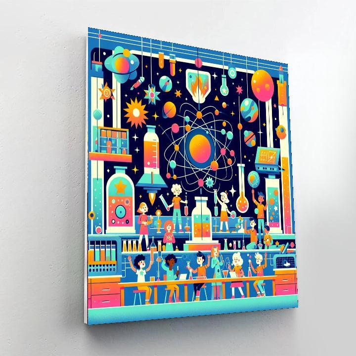 Galactic Science Lab Paint By Number