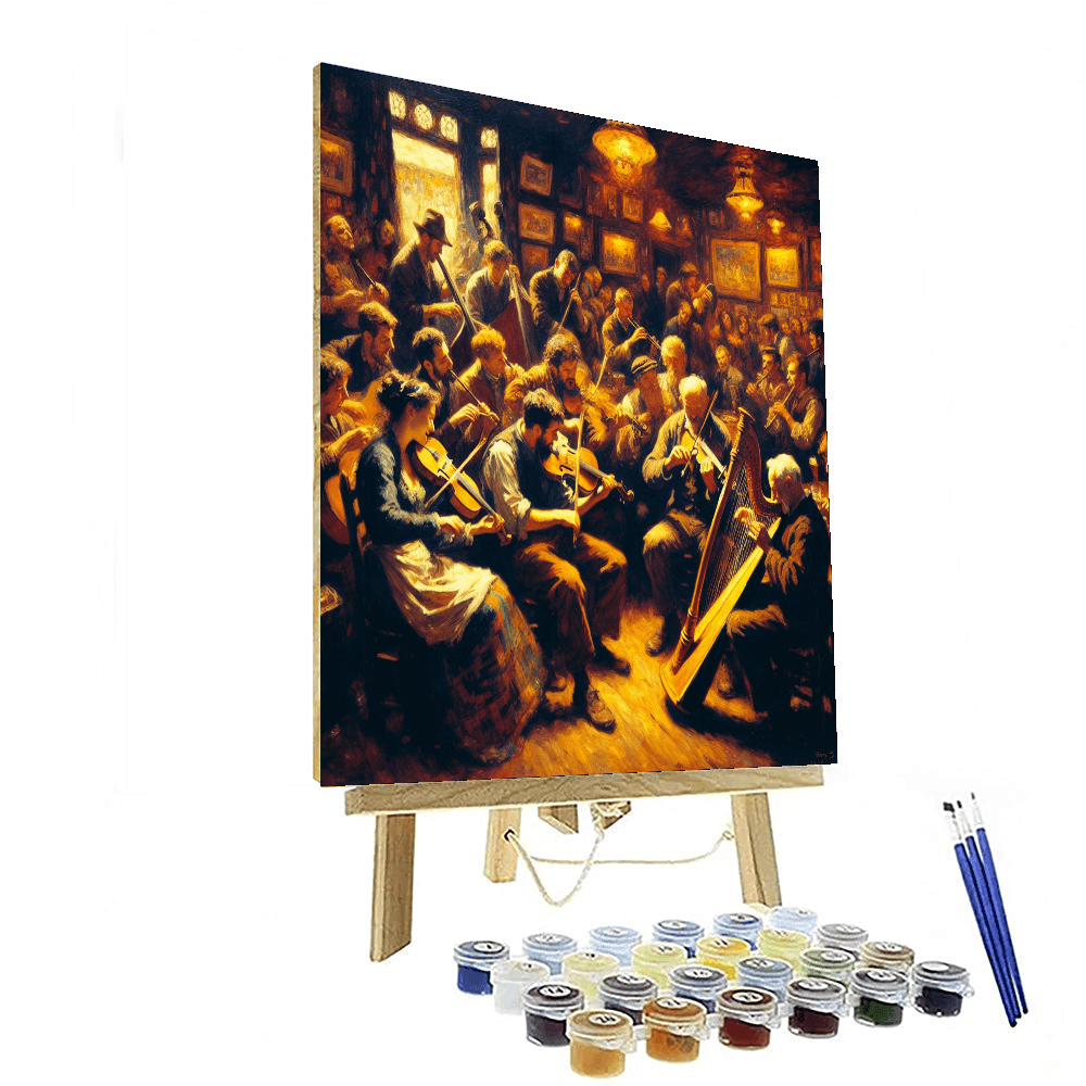 Celtic Music Melody Number Painting