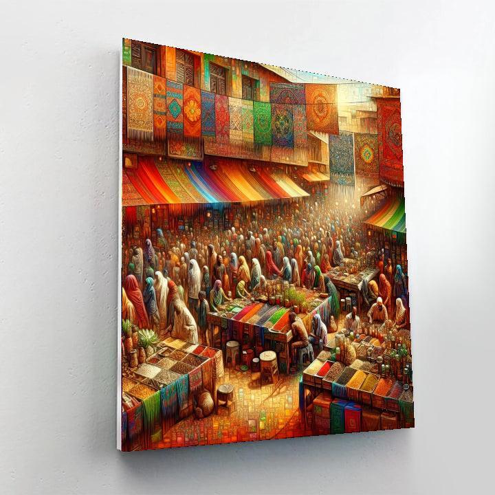 Chic Bohemian Market Paint By Numbers Kits