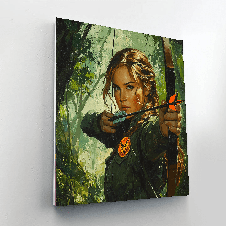 Jennifer Lawrence: Catching Fire In The Silver Screen Painting Number Kit