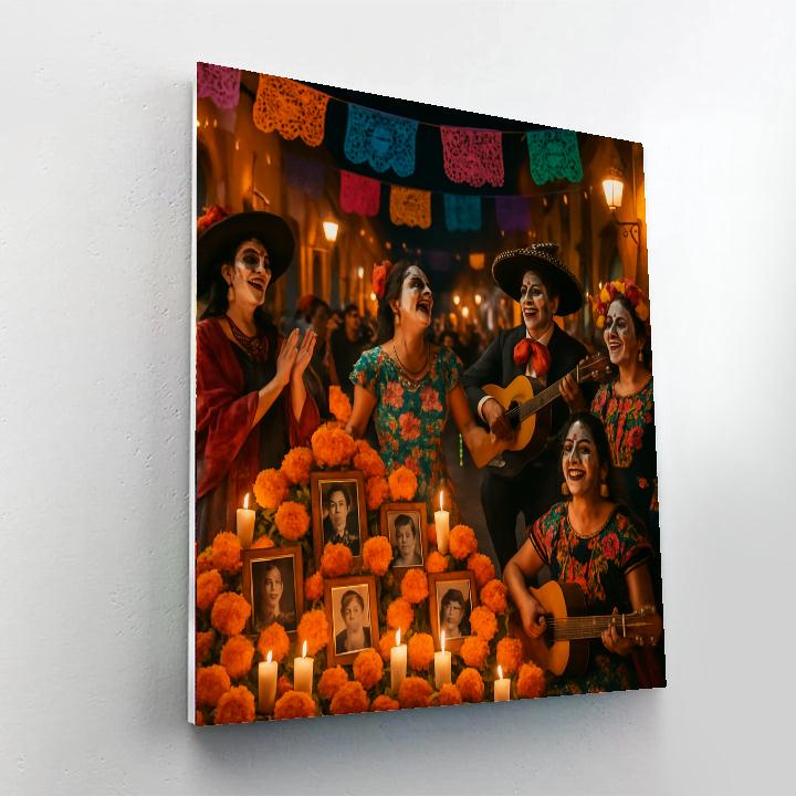 Festival Of The Dead Numbered Painting Kits