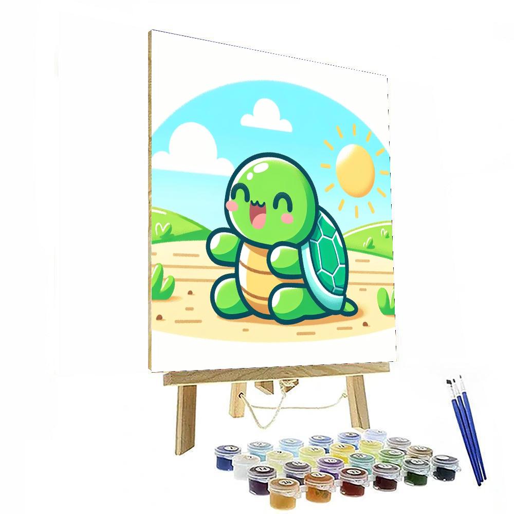 Giggling Tortoise Numbered Painting Kits