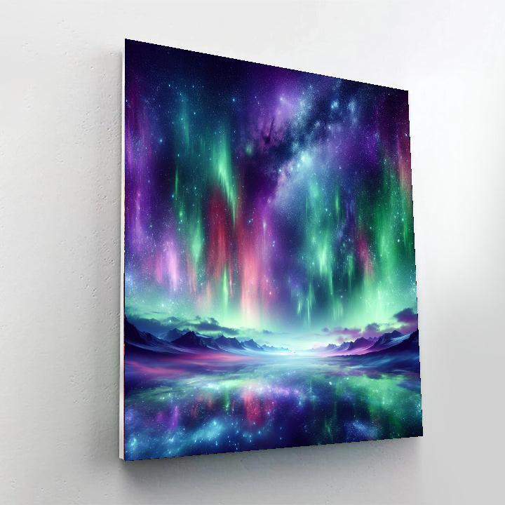 Cosmic Aurora Glow Paint By Color