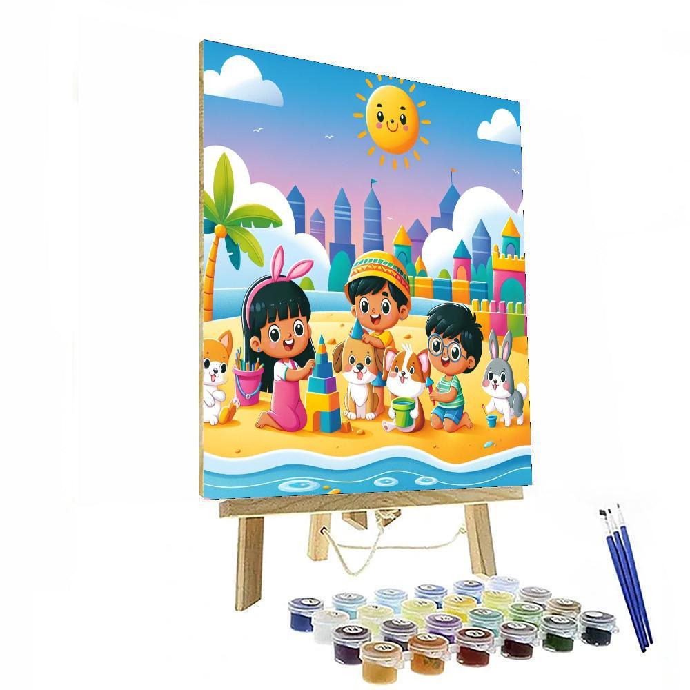 Sunny Seaside Numbered Painting Kits