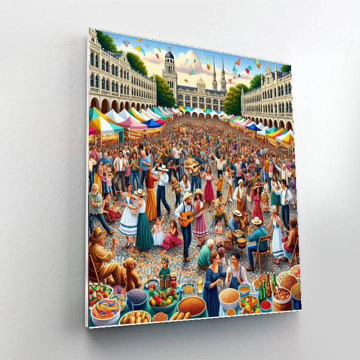 Harvard Square Mayfair - Cambridge, Usa Paint By Number