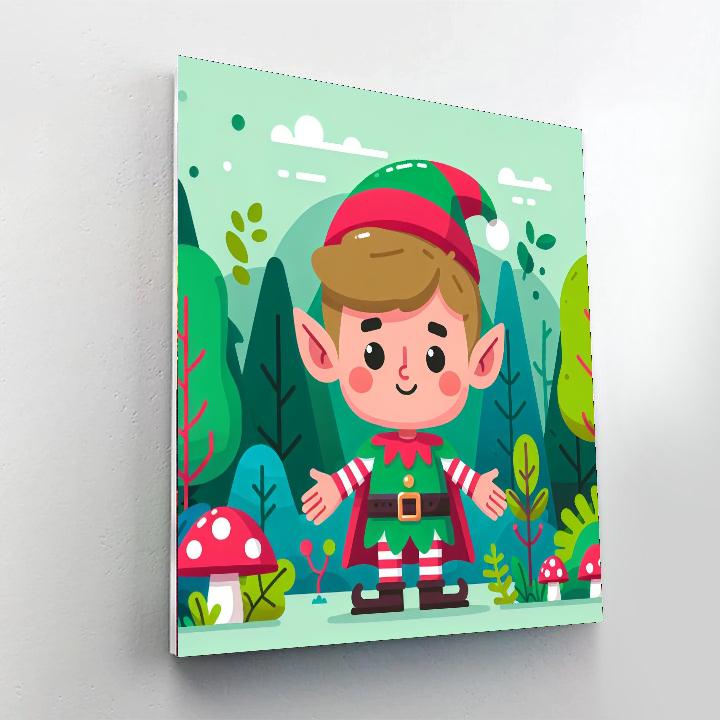 Fantasy Elf Kingdom Quest DIY Paint By Numbers