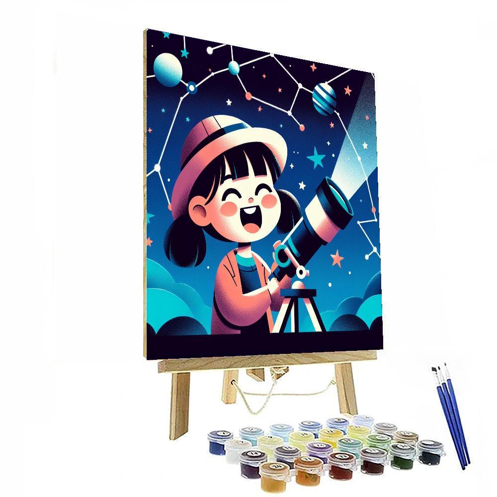Astronomy Detective Mission Paint By Numbers Kits