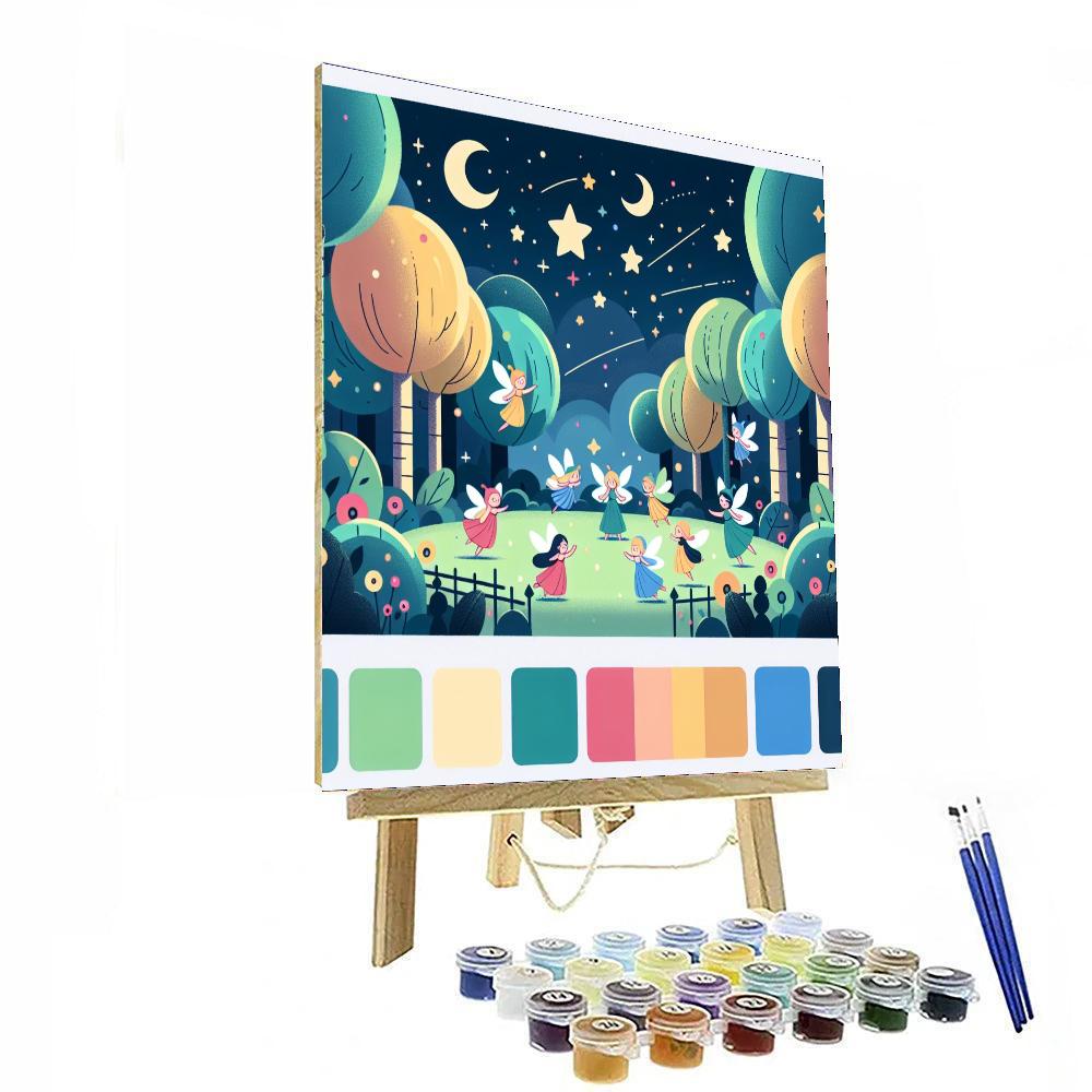 Whimsical Fairy Forest Gathering Paint By Color