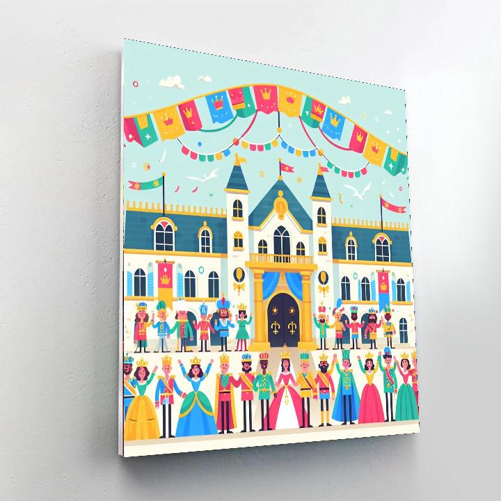 Royal Court Festivities DIY Paint By Numbers