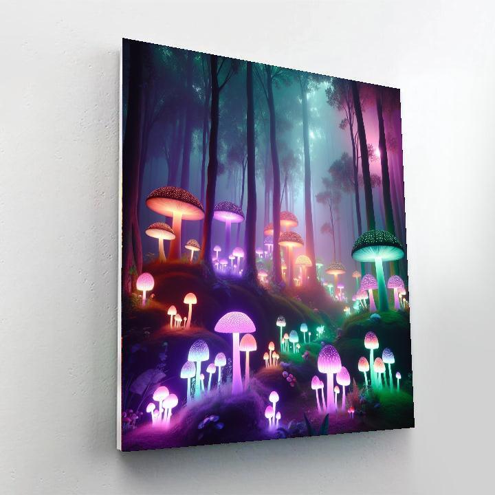Dreamy Forest Fantasy Number Painting