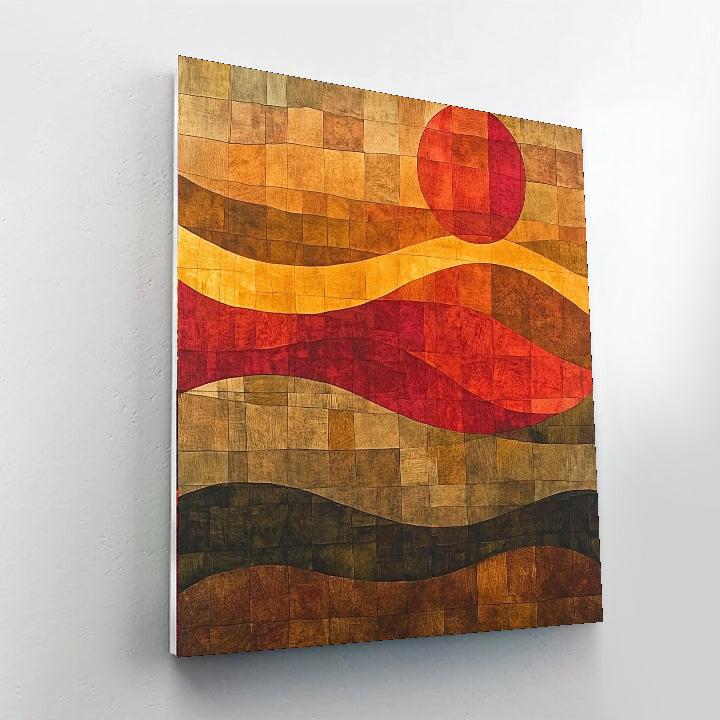 Paul Klee Inspired Layers Of Emotion  Paint By Number