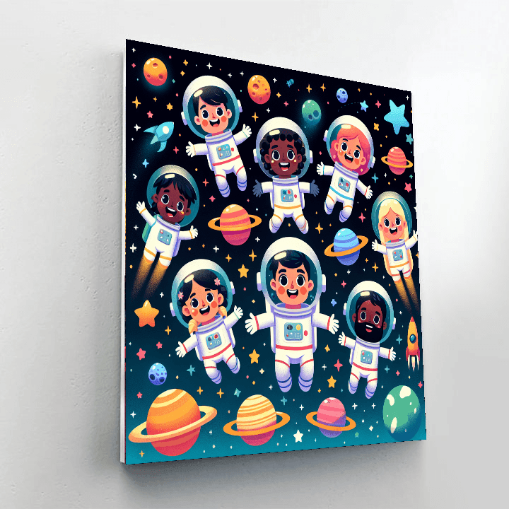 Exploring The Galaxy Paint By Numbers