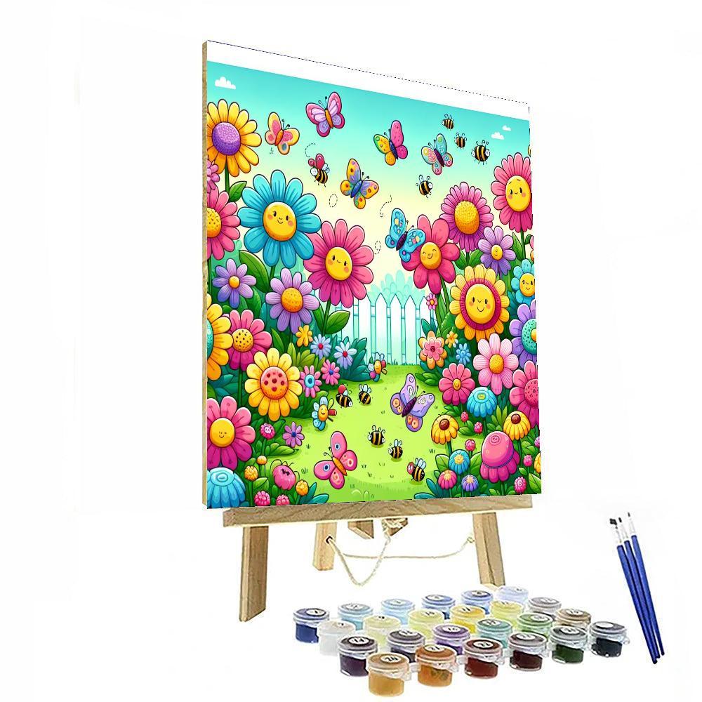 Fantasy Flowers Paint By Numbers Kits