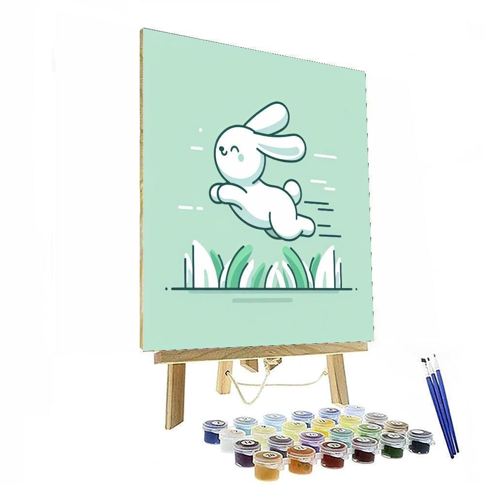 Rascally Rabbit Run Paint By Color