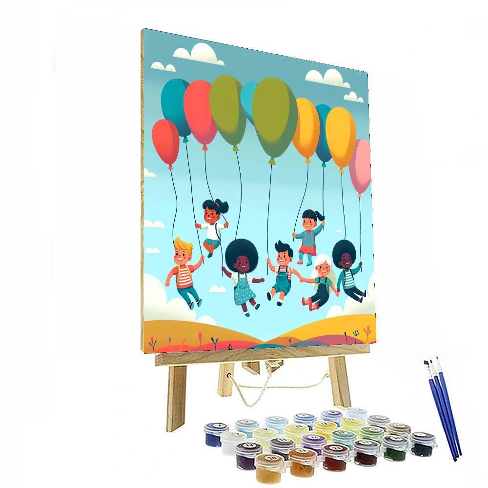 Balloon Adventure Paint By Numbers