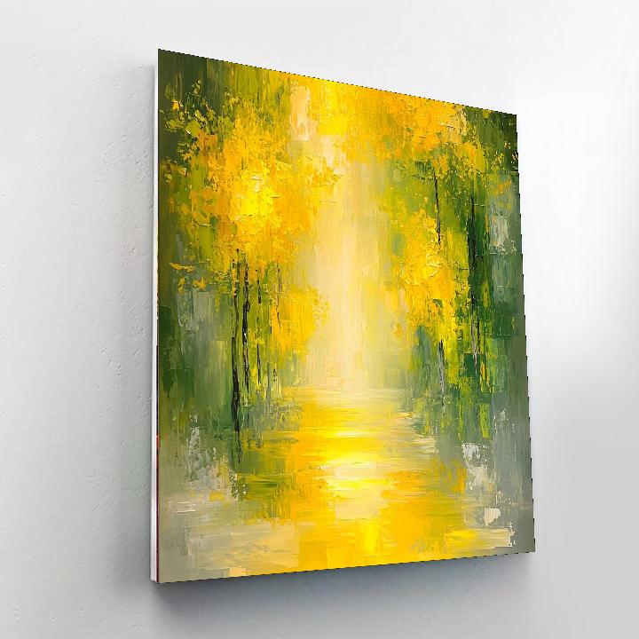 Paul Cézanne Inspired Illuminated Pathways  Painting By Numbers Kit