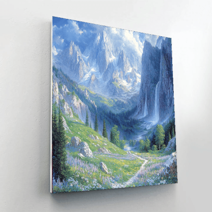 Turner Inspired Mystical Mountain Vista Paint By Numbers Kits