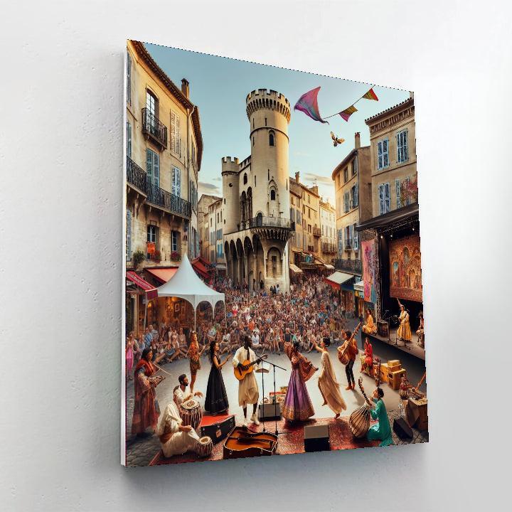 Festival D'avignon - Avignon Paint By Numbers Kits