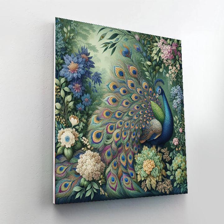 Elegant Peacock Dance Paint By Numbers Kits