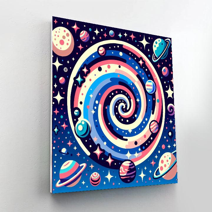 Galactic Galaxy Numbered Painting Kits