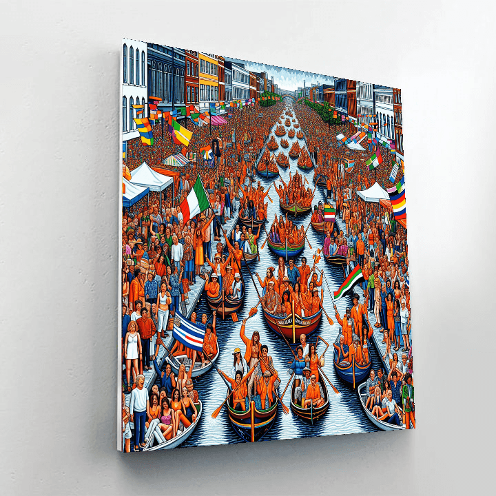 King’s Day - Netherlands Painting By Numbers Kit