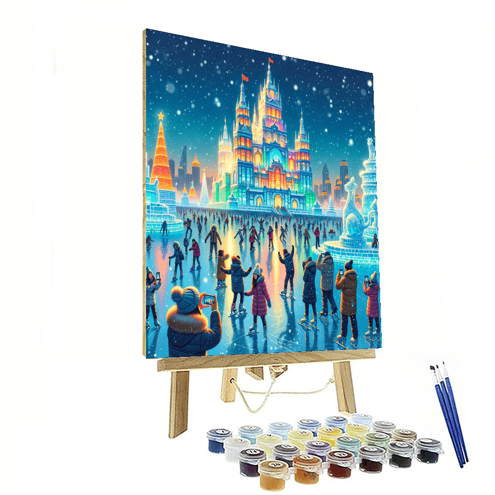 Harbin Ice Festival - Harbin, China Paint By Number