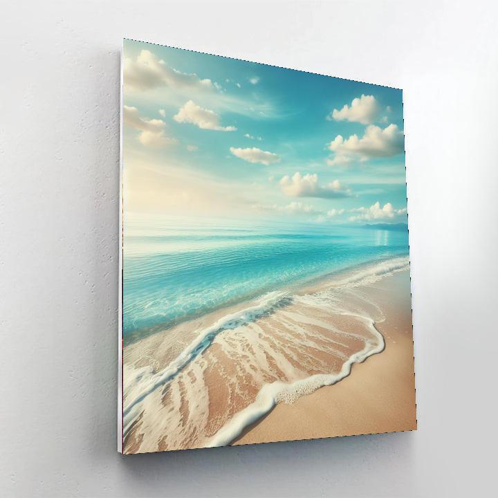 Serene Ocean View Painting By Numbers Kit