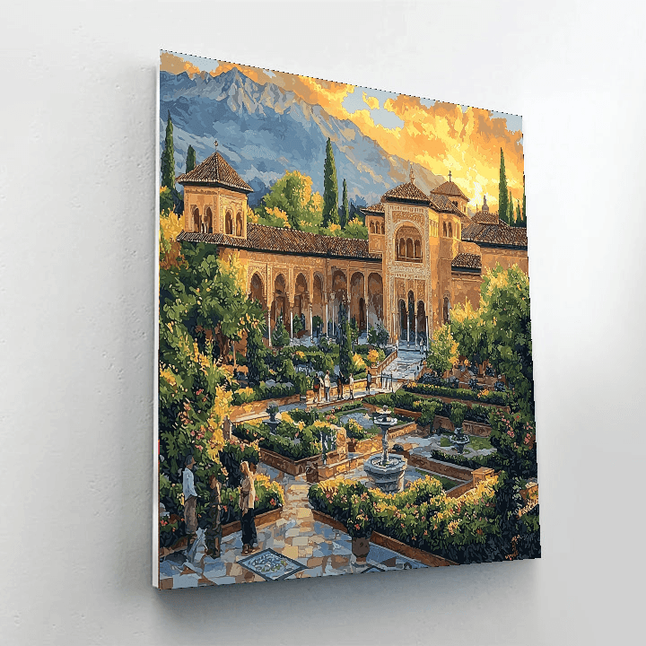 Alhambra Palace Paint By Numbers