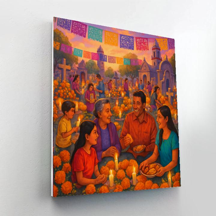 Fiesta De Los Muertos - Ecuador DIY Paint By Numbers