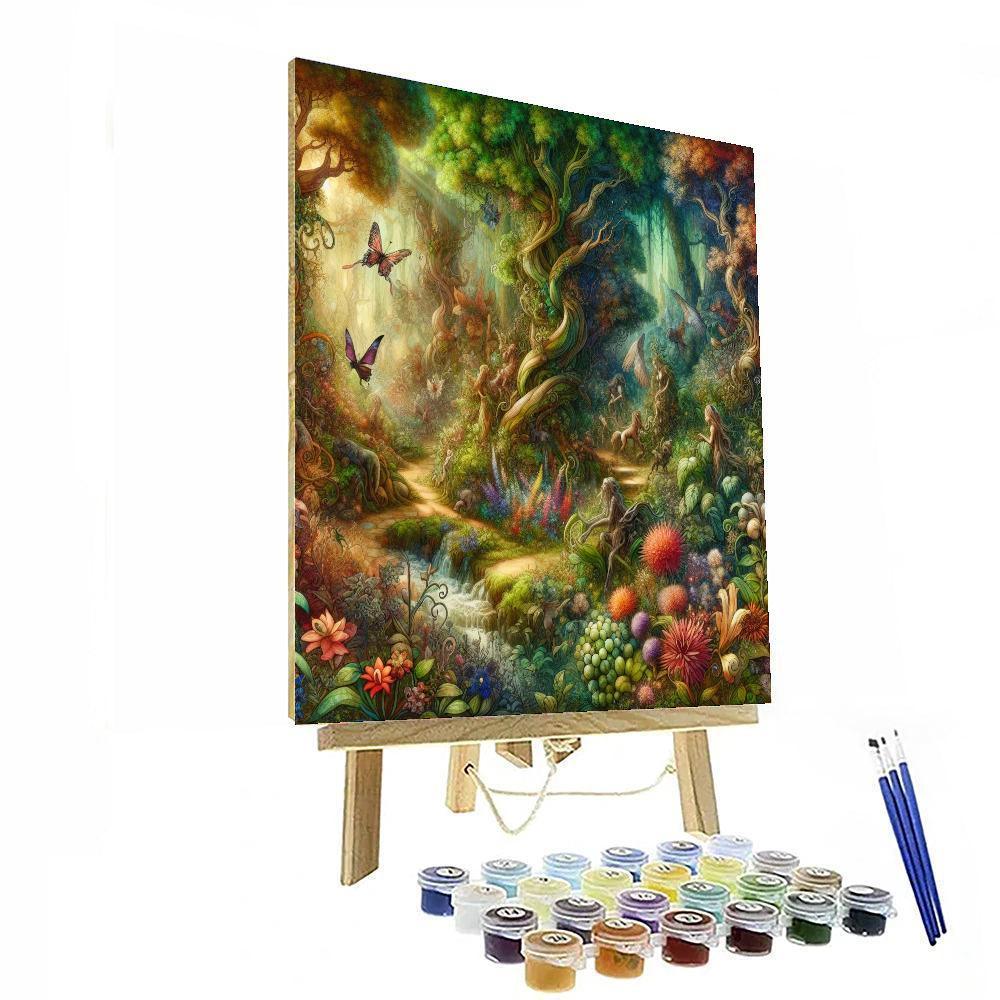 Magical Woodland Fantasy Paint By Number
