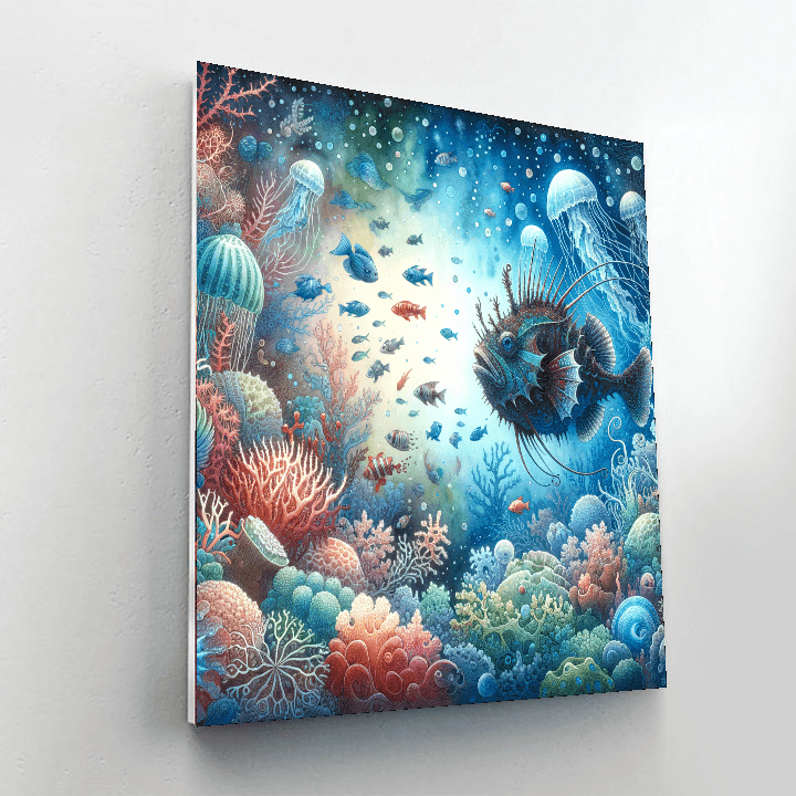 Mysterious Ocean Depths Painting Number Kit