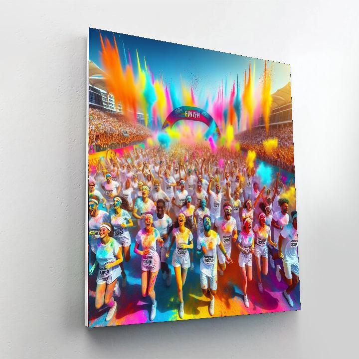 The Color Run - Various Countries Number Painting