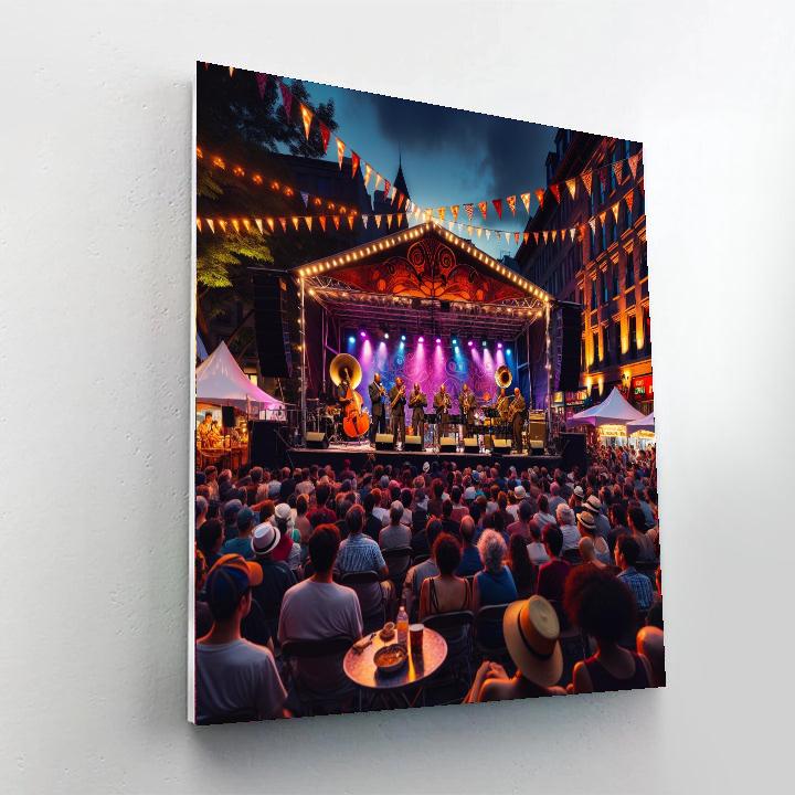 Jazz Fest - Montreal Number Painting