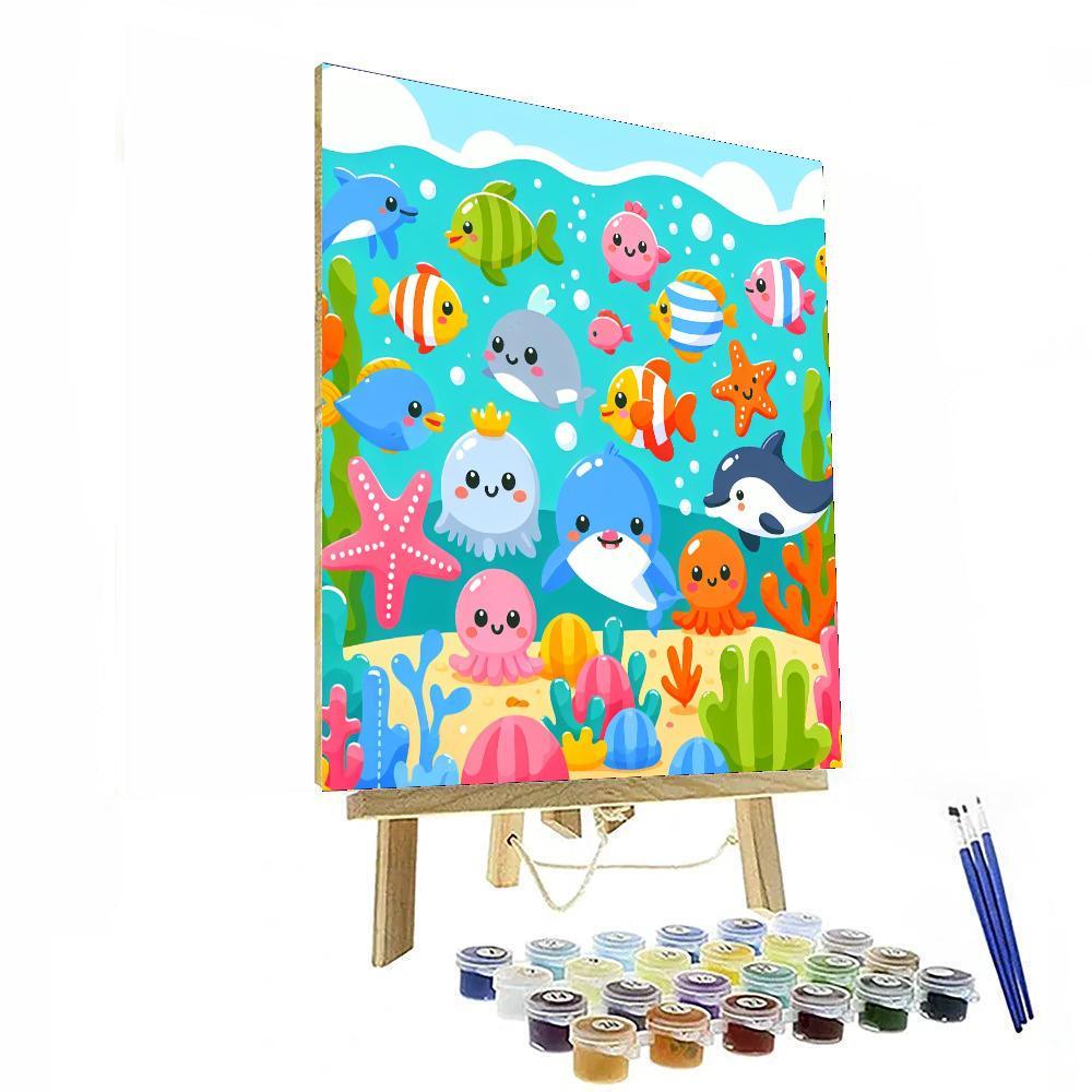 Charming Underwater Wonderland DIY Paint By Numbers