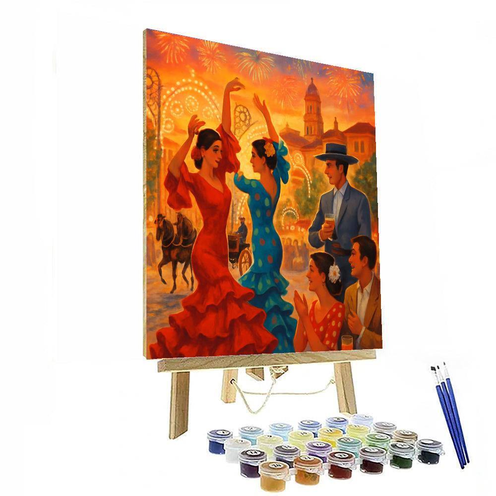 Málaga Feria - Spain Paint By Numbers Kits