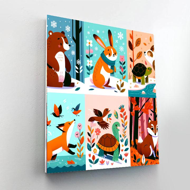 Delightful Seasons Paint By Number