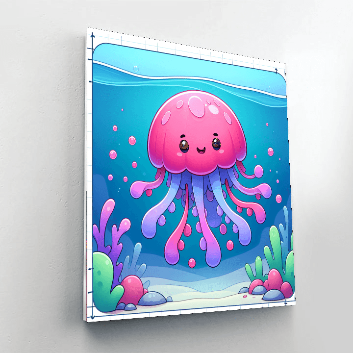 Jovial Jellyfish Paint By Color