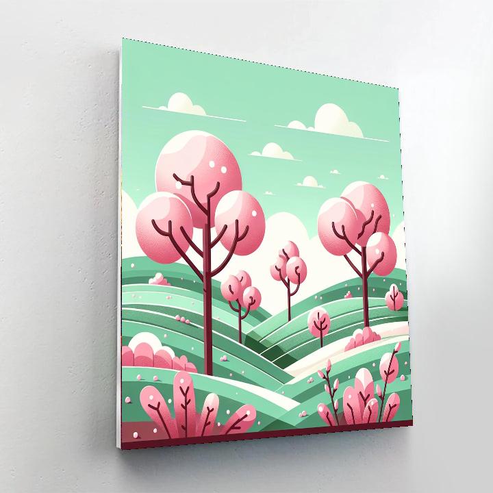 Cheery Cherry Orchard Painting By Numbers Kit