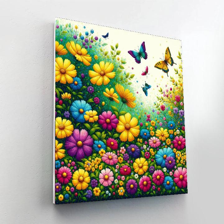 Butterfly Garden Harmony Paint By Numbers