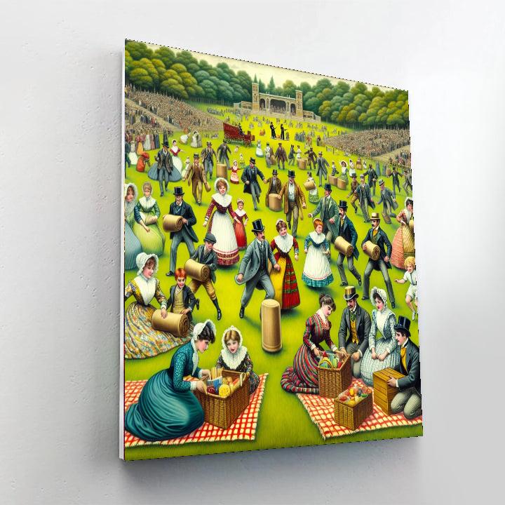 The Great Victorian Picnic - Australia Painting Number Kit