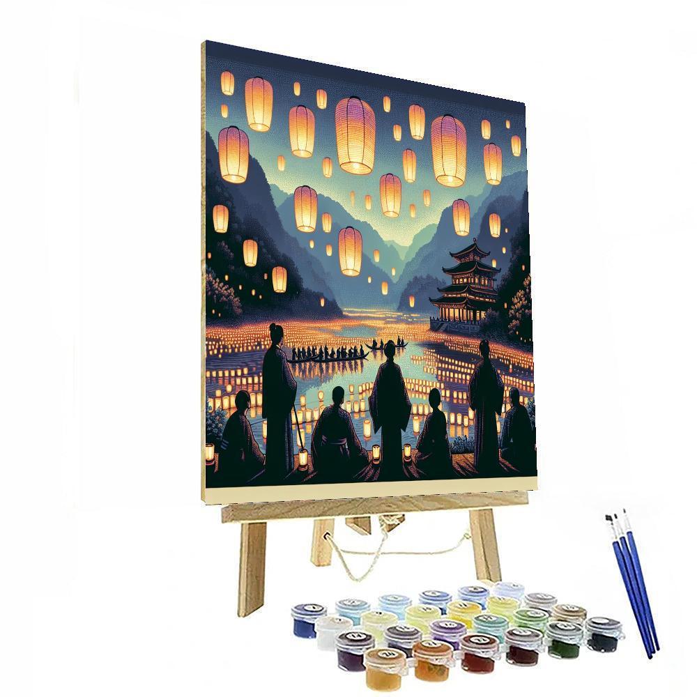 Pingxi Sky Lantern Festival - Pingxi Paint By Number