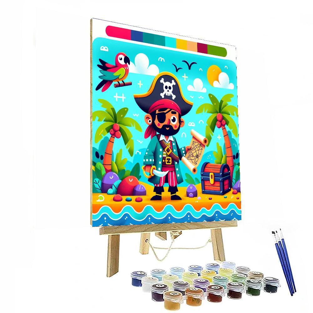 Pirate Captain's Hidden Cove Paint By Numbers Kits