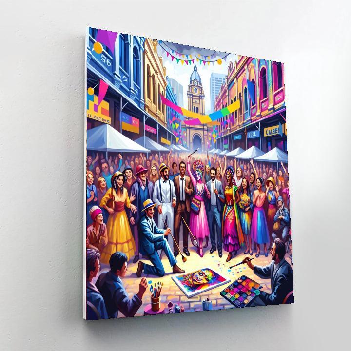 Adelaide Fringe - Adelaide Number Painting