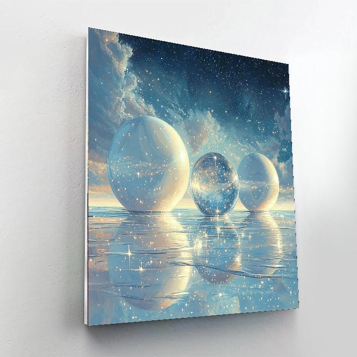 Michelangelo Inspired Harmony Of The Spheres  DIY Paint By Numbers
