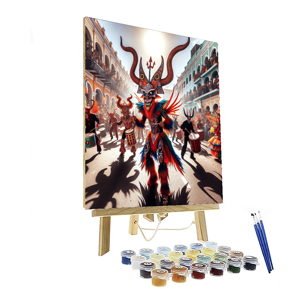 Diablos Danzantes - Corpus Christi, Venezuela Numbered Painting Kits