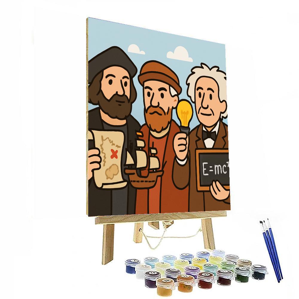 Historical Figures Heroes DIY Paint By Numbers